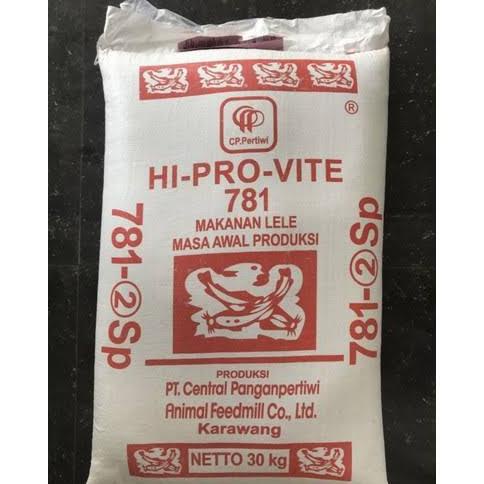 Pelet 781-2 SP 30 Kg Hi Pro Vite 781-2 SP Pakan Lele,nila,Bawal