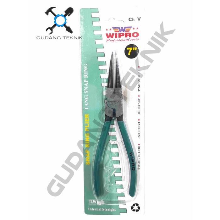 Tang Snapring 7&quot; Internal External Lurus Bengkok WIPRO / Tang Snap Ring 7 Inch Buka-Bengkok Tutup-Bengkok Circlip Pliers WIPRO