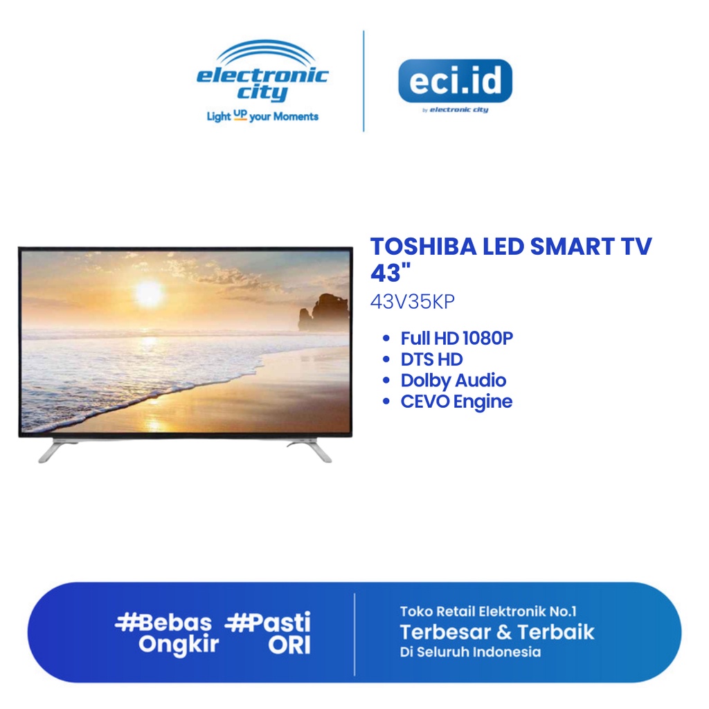 Toshiba 43 Inch Android Smart TV - 43V35KP