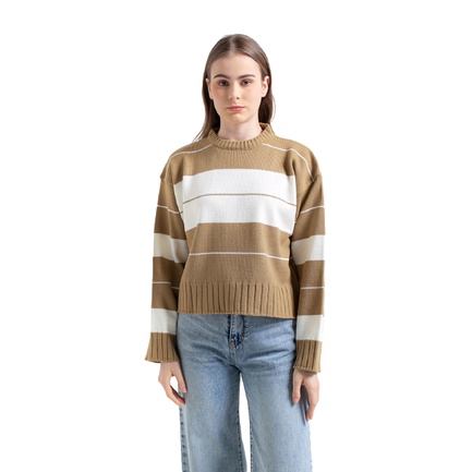 Moruca Knit Crop Sweater Rajut Wanita