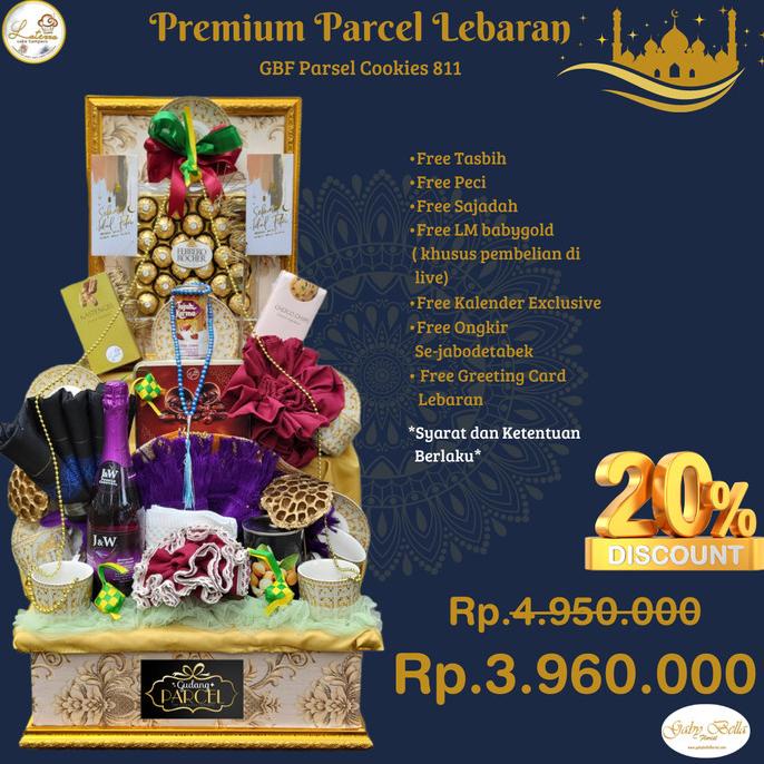 

Parcel Lebaran Gbf 811, Hamper Cookies, Hamper Lebaran, Hamper Premium Keranjangdilan