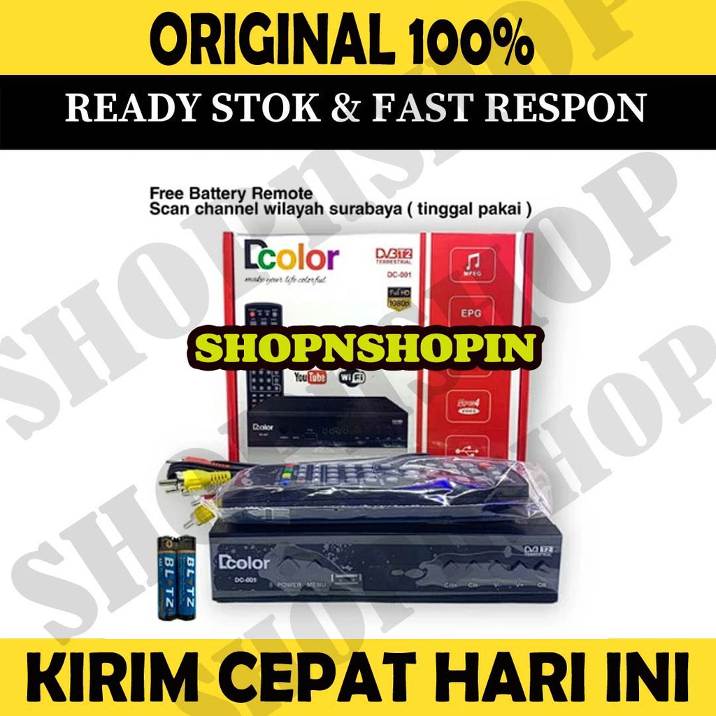 [𝐎𝐑𝐈𝐆𝐈𝐍𝐀𝐋] Set Top Box STB Digital TV Receiver merk DColor