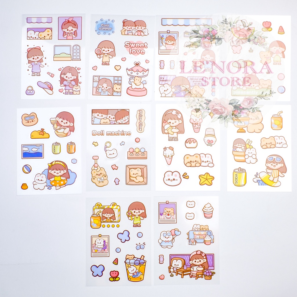 

Lenorastore - Sticker PET DIY Scrapbook Stiker