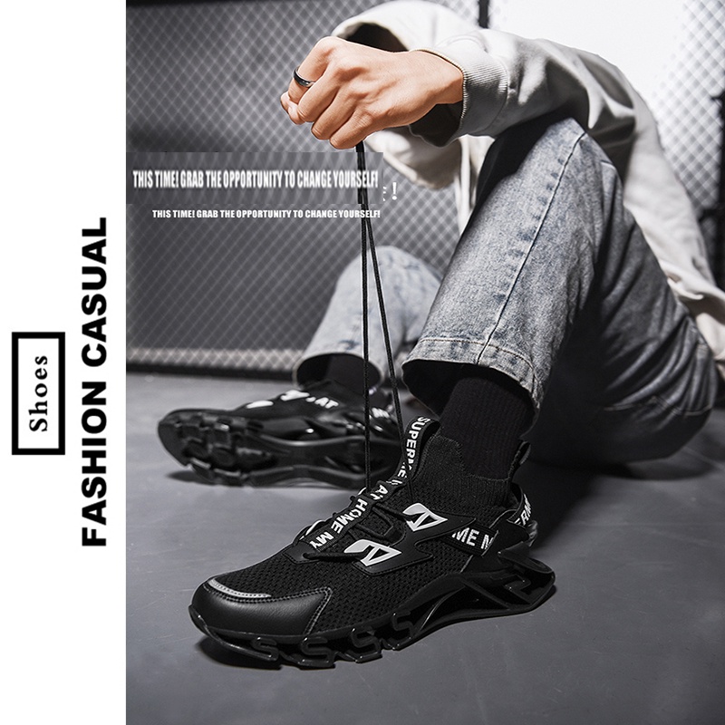 Men's Casual Breathable Sport Outdoor Shoes Blade Shoes Running Shoes Sneakers