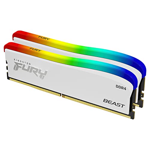 RAM KINGSTON FURY BEAST RGB WHITE DDR4 3600MHz 16GB KF436C17BWAK2/16