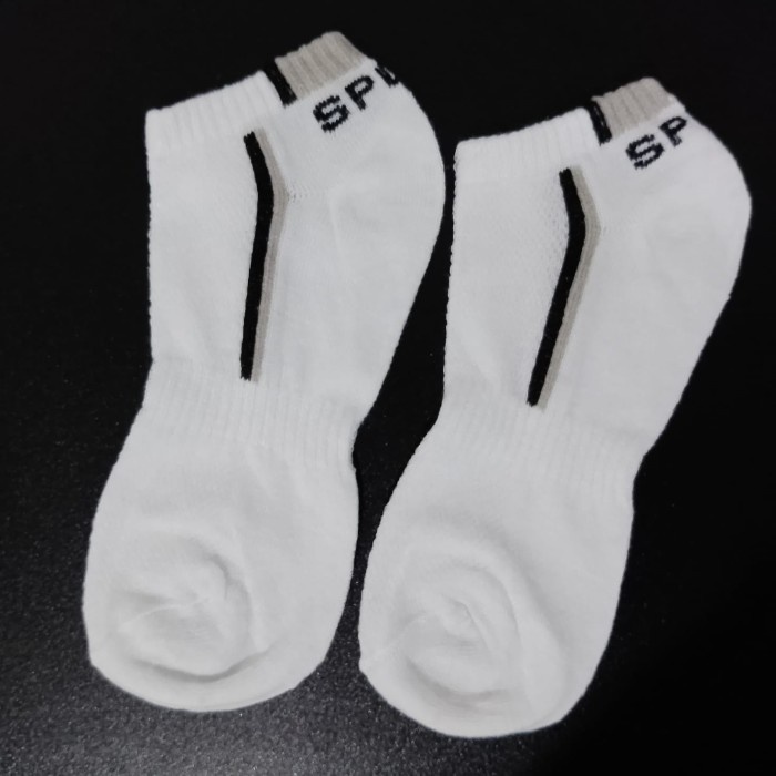 Kaos Kaki KS45 Kaos kaki Sport Motif Garis Kaoskaki Pria Olah raga