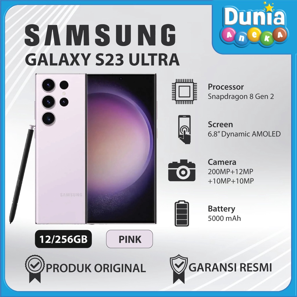 SAMSUNG GALAXY S23 ULTRA 5G 12/256GB 12/512GB - GARANSI RESMI
