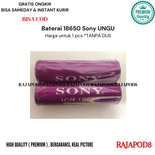 Baterai Cas 18650 Sony UNGU