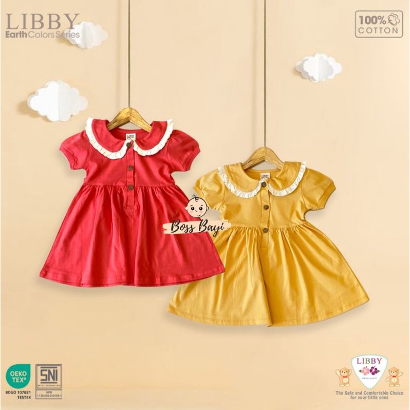 LIBBY - Jolie Dress / Dress Anak Perempuan Kerah Ruffle