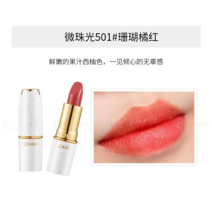 ✿ BISA COD✿ cezanne lasting lip colour / lipstik cezanne - 501