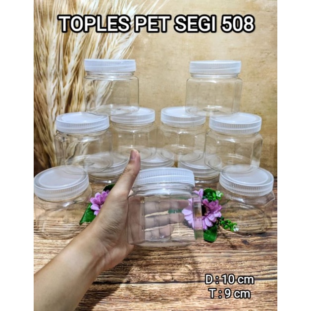 Toples Plastik Segi 508 Isi 12 Buah