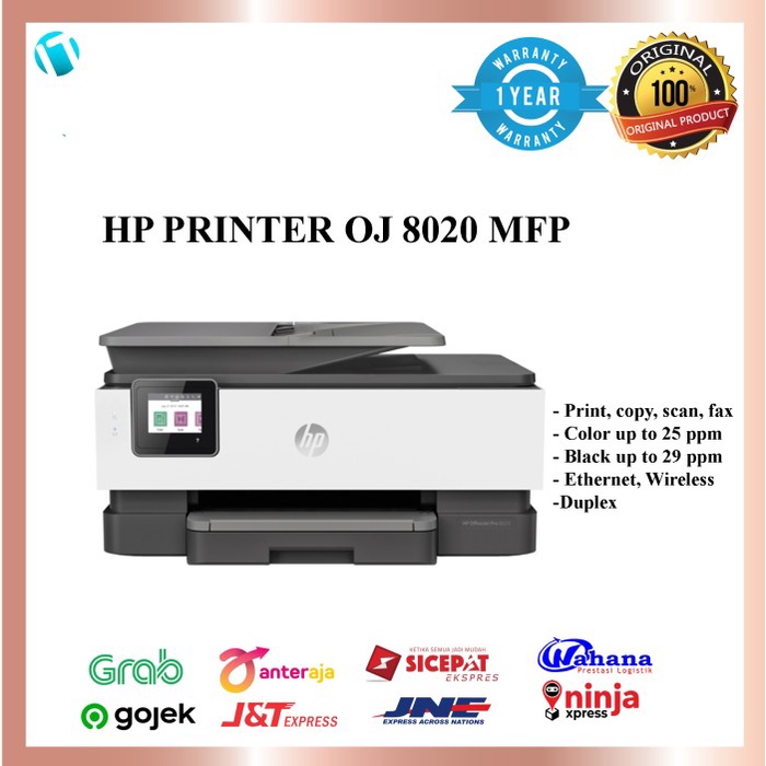 HP PRINTER 8020 OFFICEJET PRO E-ALL-IN-ONE 1KR67D ORIGINAL