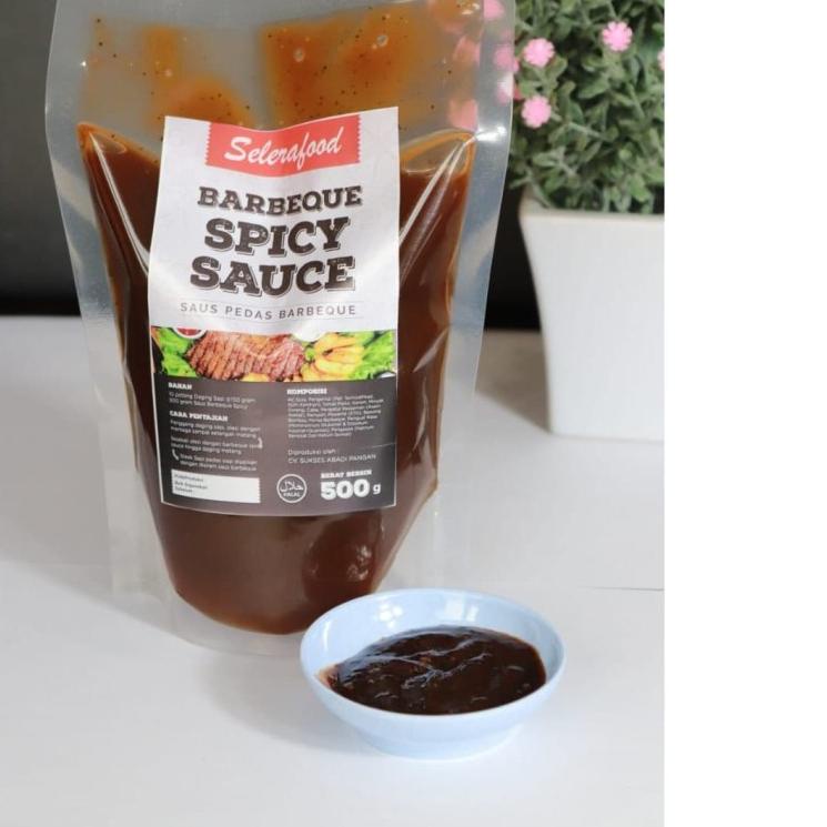 

✧ 2 Saus BBQ Spicy Selerafood isi 4 pack berat 500 gr/pack ☃