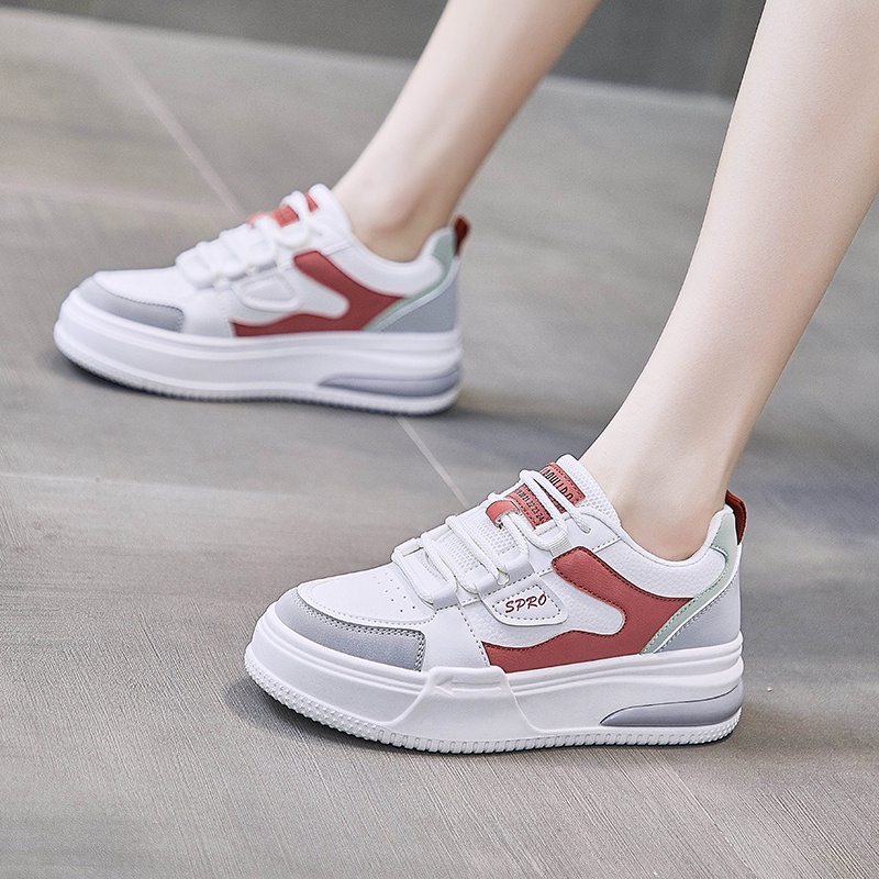 DENDEN.ID Sepatu Sneaker Putih Wanita Fashion Korea Sepatu Casual Import 1050