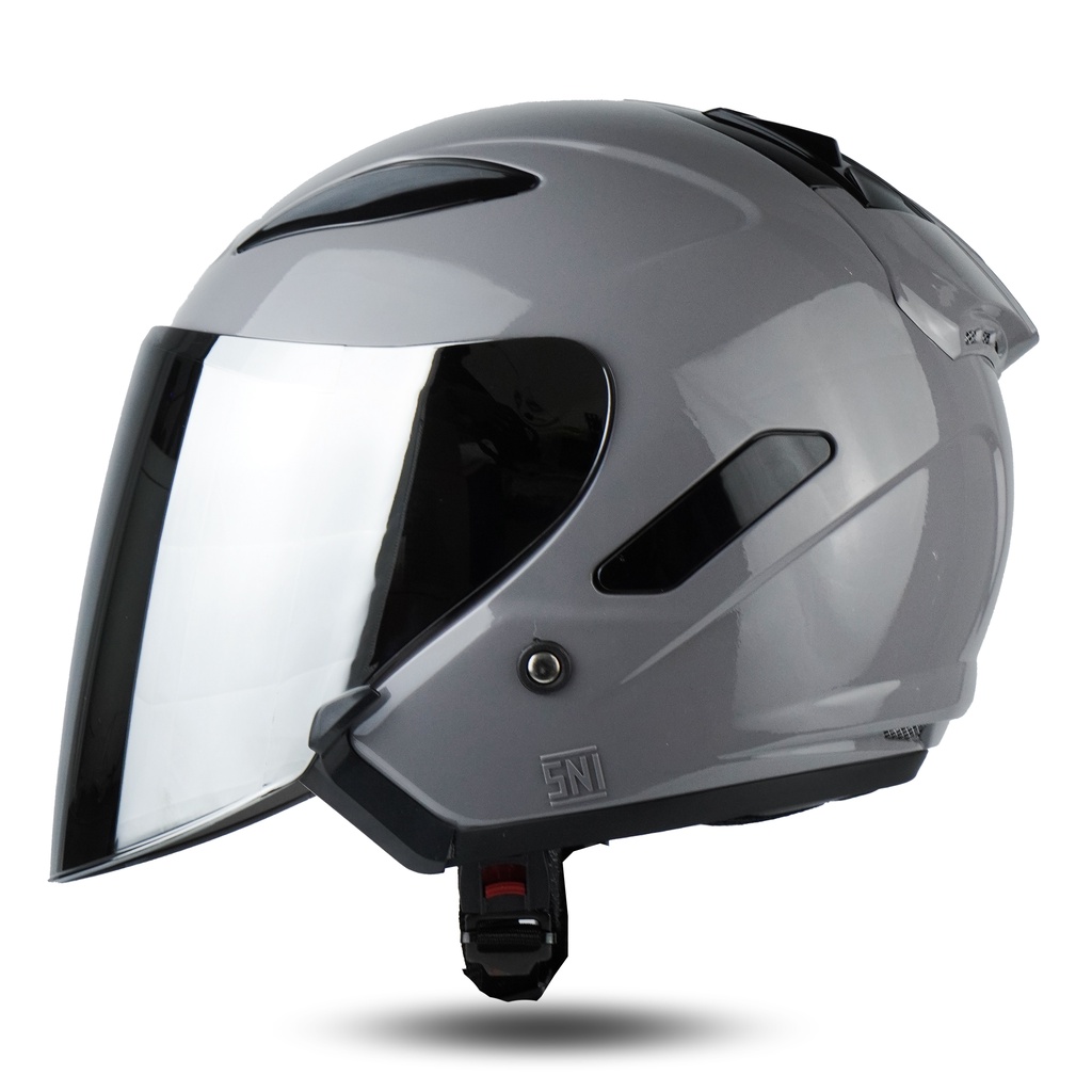 Helm Helm Half Face Bipplast Helm motor Pria Wanita
