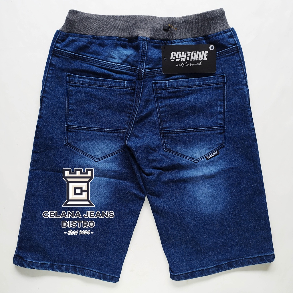 Celana Jeans Pendek Bio Brown Pria Distro Continue