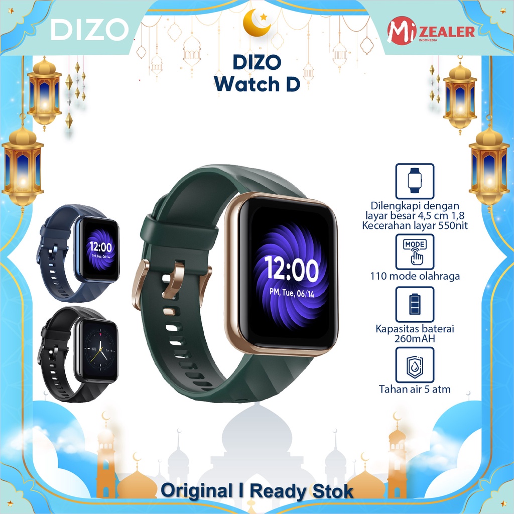 DIZO Watch D 1.8 inch Dynamic display with 550nits brightness (by realme techLife)