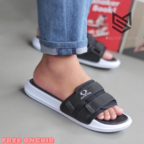 SUZURAN - Sandal Slop Casual Kojo Murah Slide Flip Flop Selop NgeMall Hangout Handmade