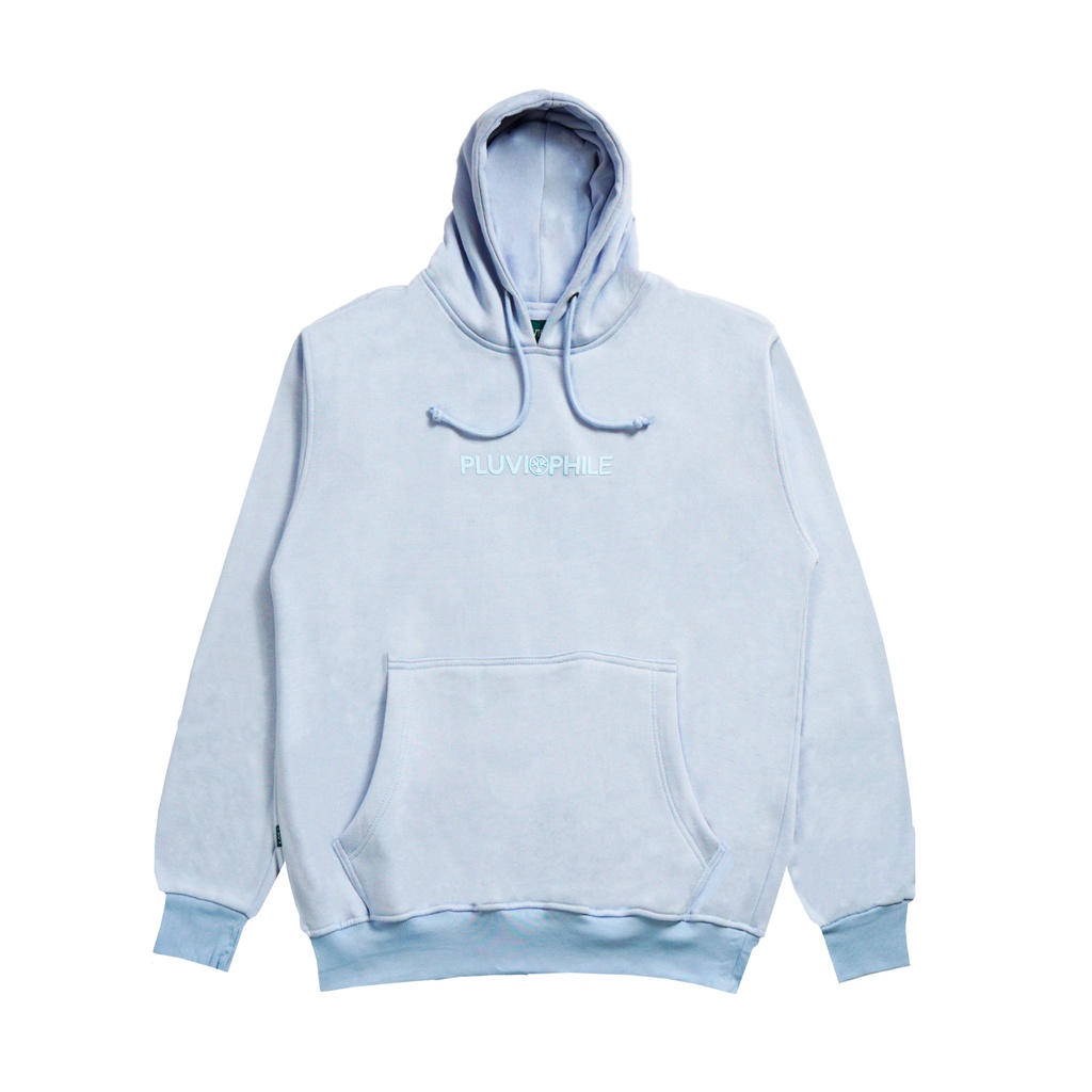 Pluviophile - Hoodie High Density logo Steel Blue