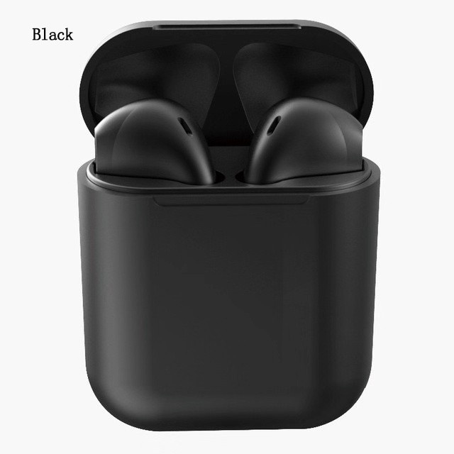 Earphone AIRSPRO Inpods i12 TWS Pop Up Animation Hitam Terbaru Murah PROMO Terlaris Headphone Berkua