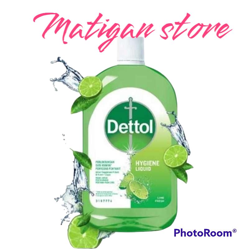 Dettol Hygiene Liquid Lime Fresh 200ml - Cairan Disinfektan