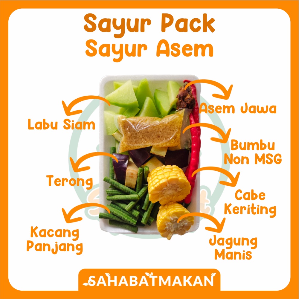 Paket Sayur Asem - Sayur Pack / Sayur Prep / Sayur Instant — SahabatMakan