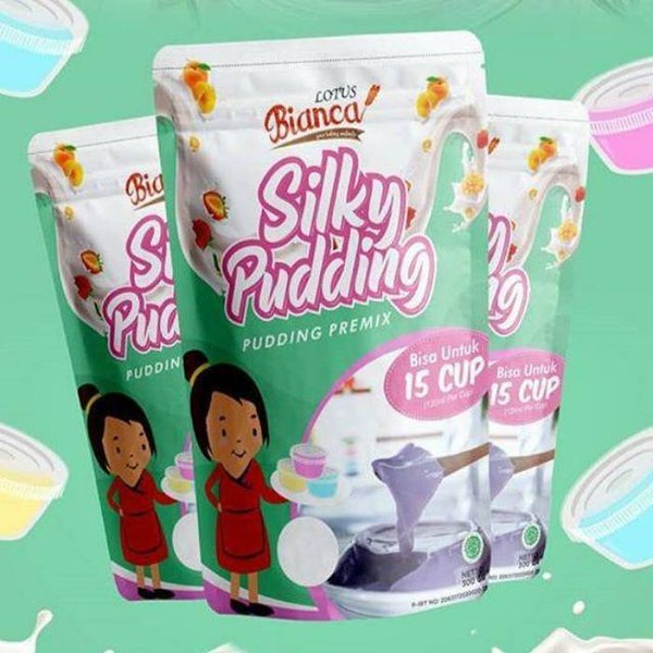 Bianca Lotus Pandan Silky Pudding Premix