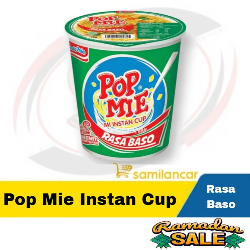 

Pop Mie Cup Mi Instan Rasa Baso (75gr)