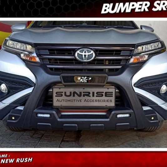 Bumper/Tanduk Depan All New Rush/Terios 2018-2021 Model SR-X Abs Plstk