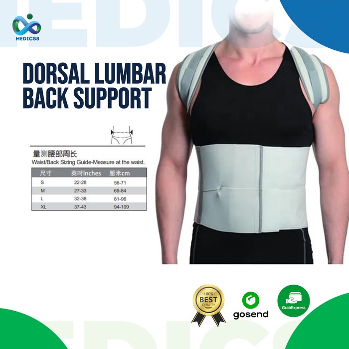 Dorsal Lumbar Back Support - Alat Terapi Tulang Punggung