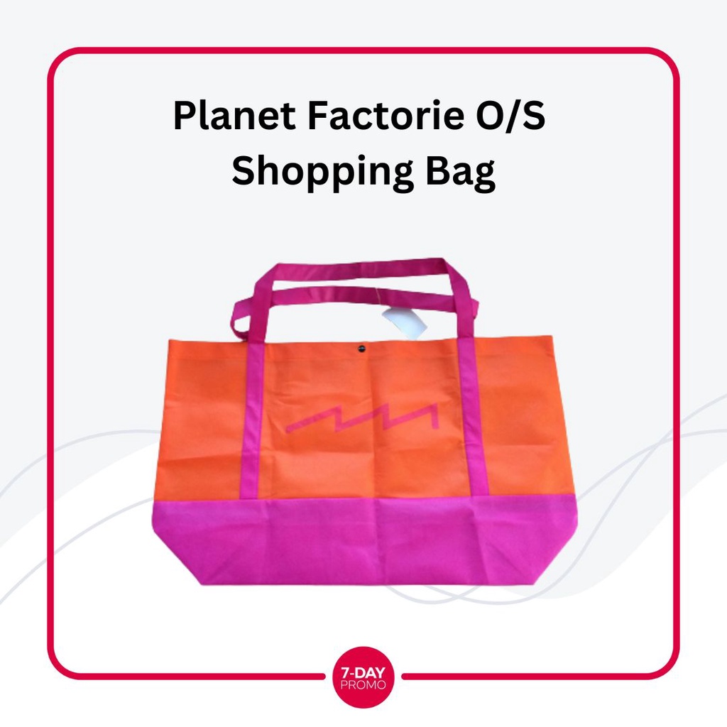 Planet Factorie O/S Shopping Bag