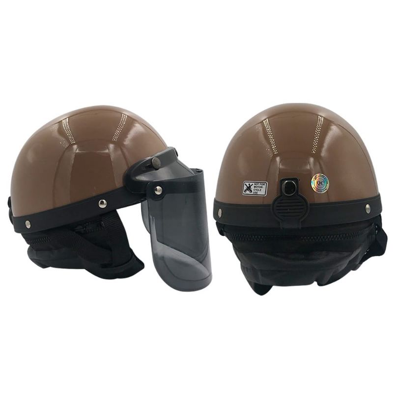 HELM VINTAGE Chip Vespa Kaca datar//Cembung SNI