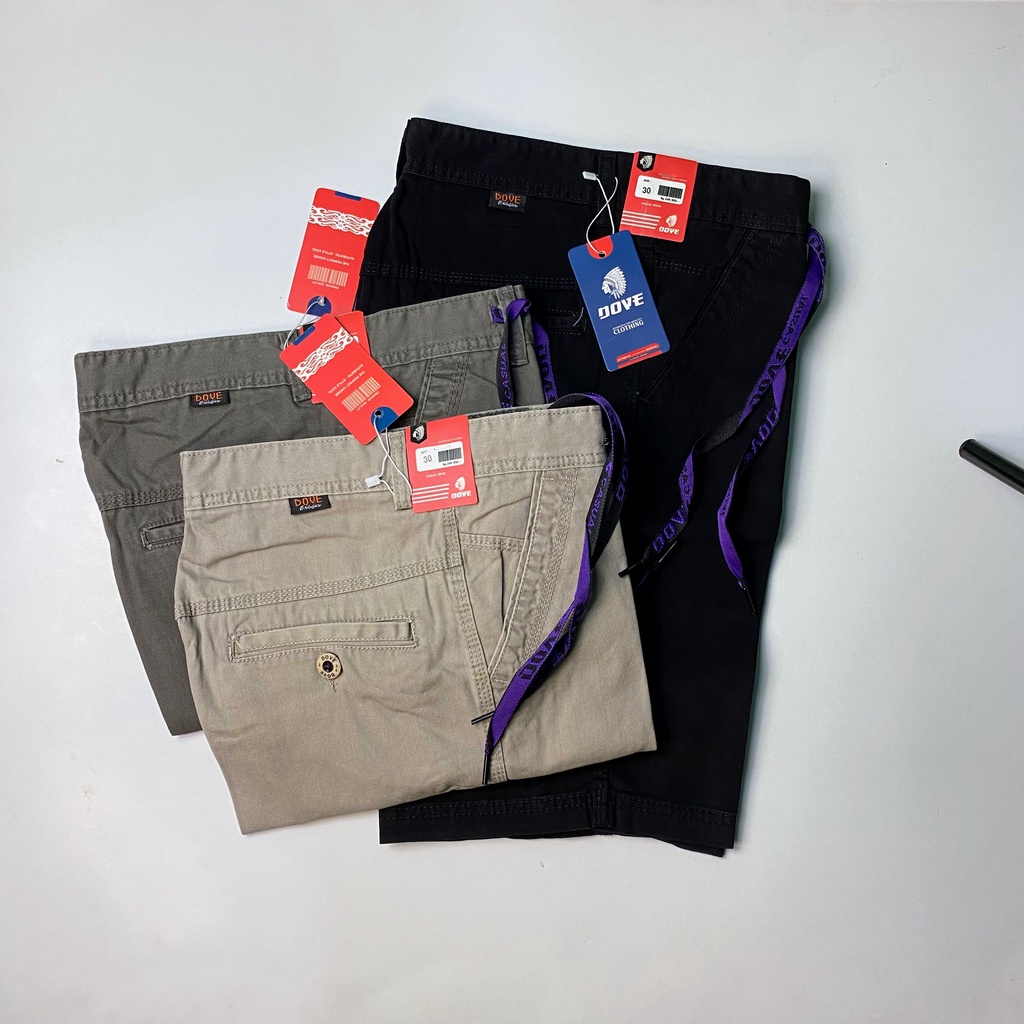 Celana Pendek Pria Santai Chino Size 28 - 33 Model Terbaru