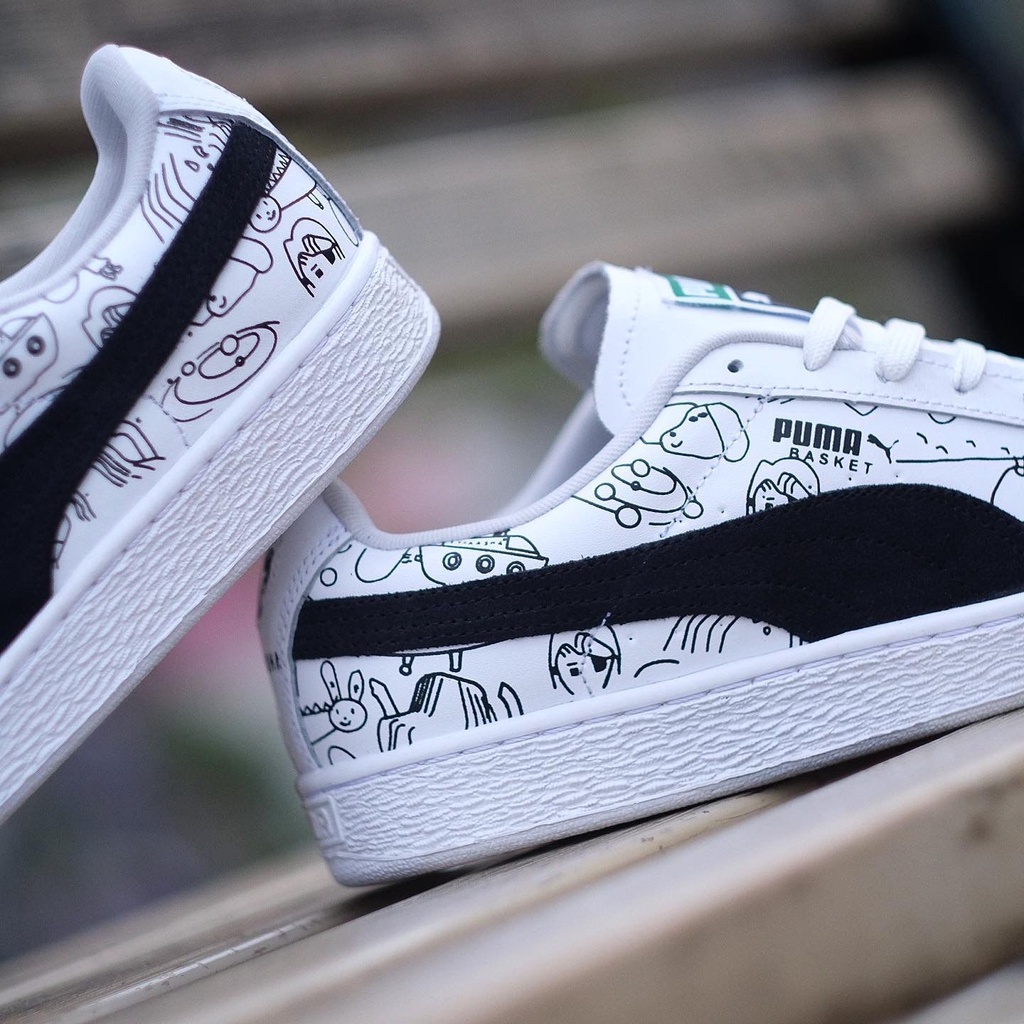 Puma Basket Tyakasha White Black