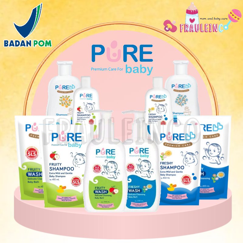 *FRAULEINCO* Pure BB [Refill] Wash | Pure BB Shampoo - 450mL / Sampo sabun kemasan isi ulang