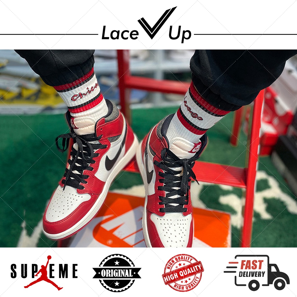 Kaos Kaki Chicago Socks | AJ Lost And Found Sneaker Hype Socks