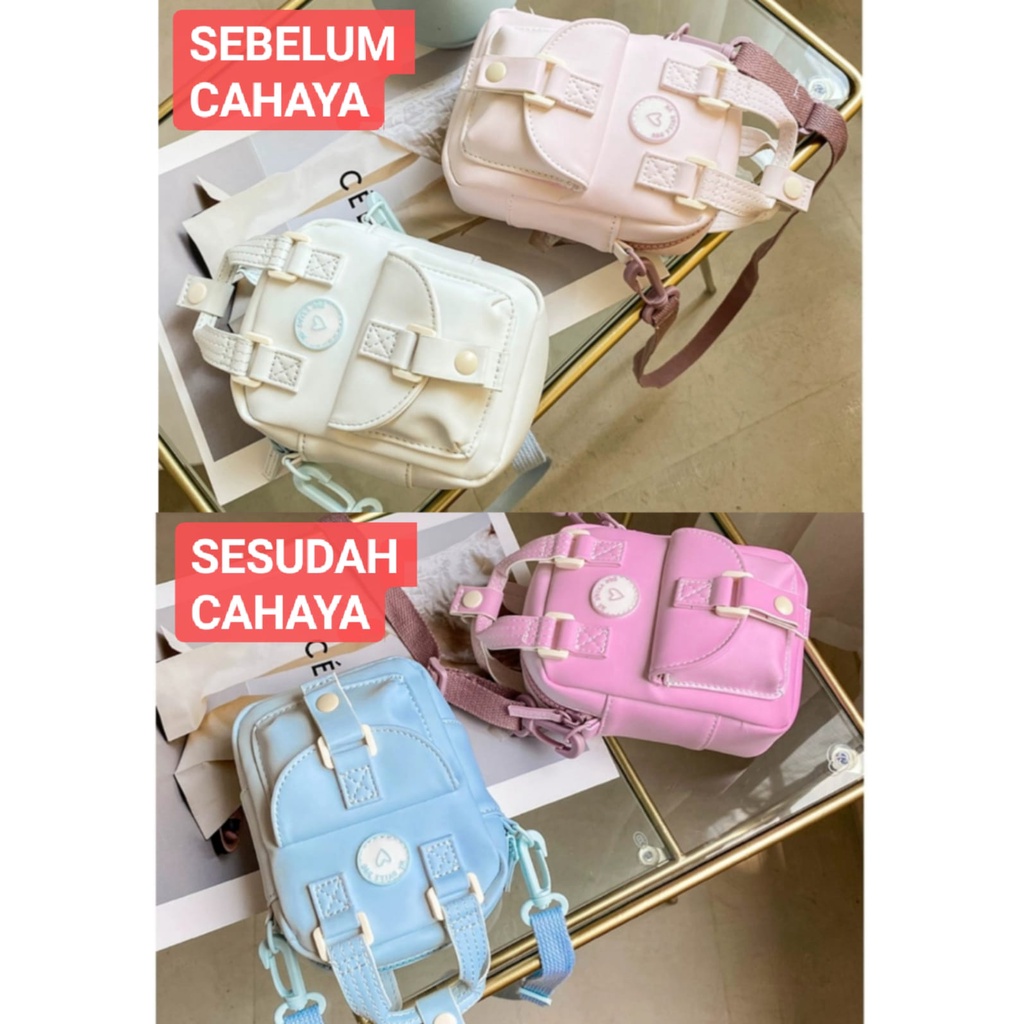 TAS SLINGBAG COLOUR CHANGING MINI | TAS SELEMPANG WANITA BERUBAH WARNA #12123