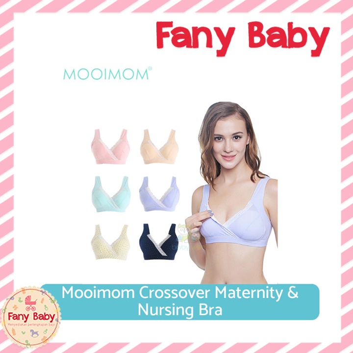 MOOIMOM CROSSOVER MATERNITY AND NURSING BRA