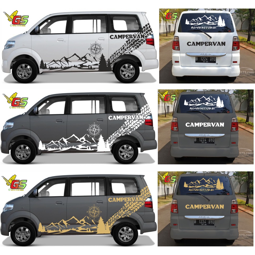 STICKER MOBIL CAMPERVAN