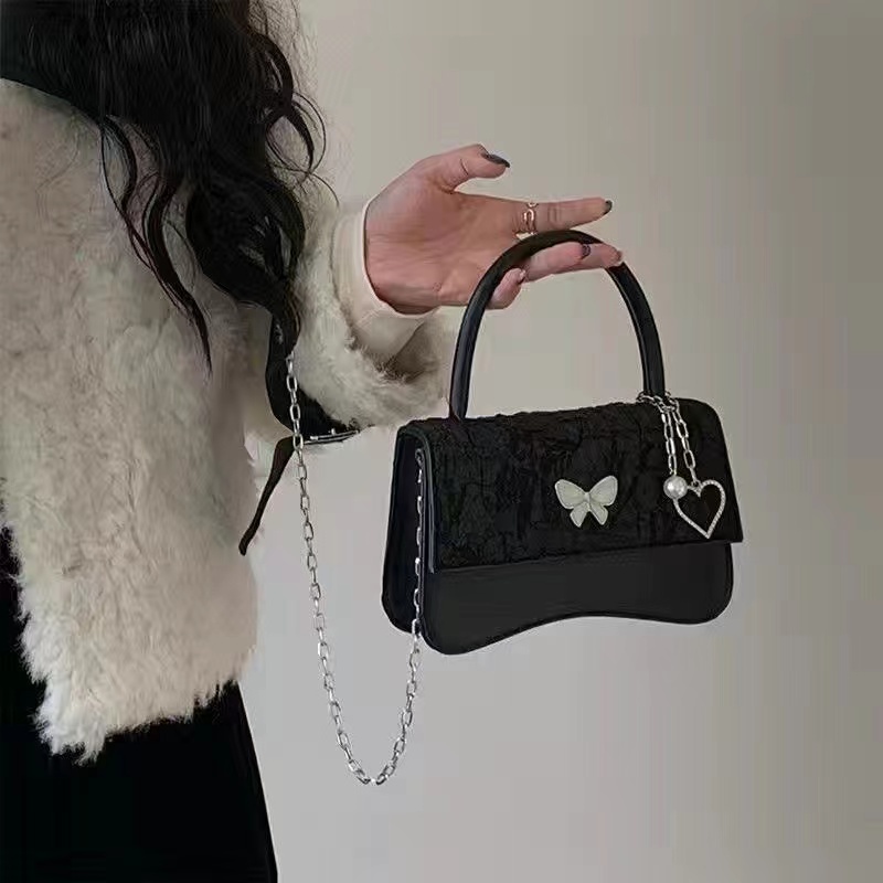 Tas Wanita Persegi Korea TS-25 / Tas Wanita Kupu Kupu Fashion Cantik