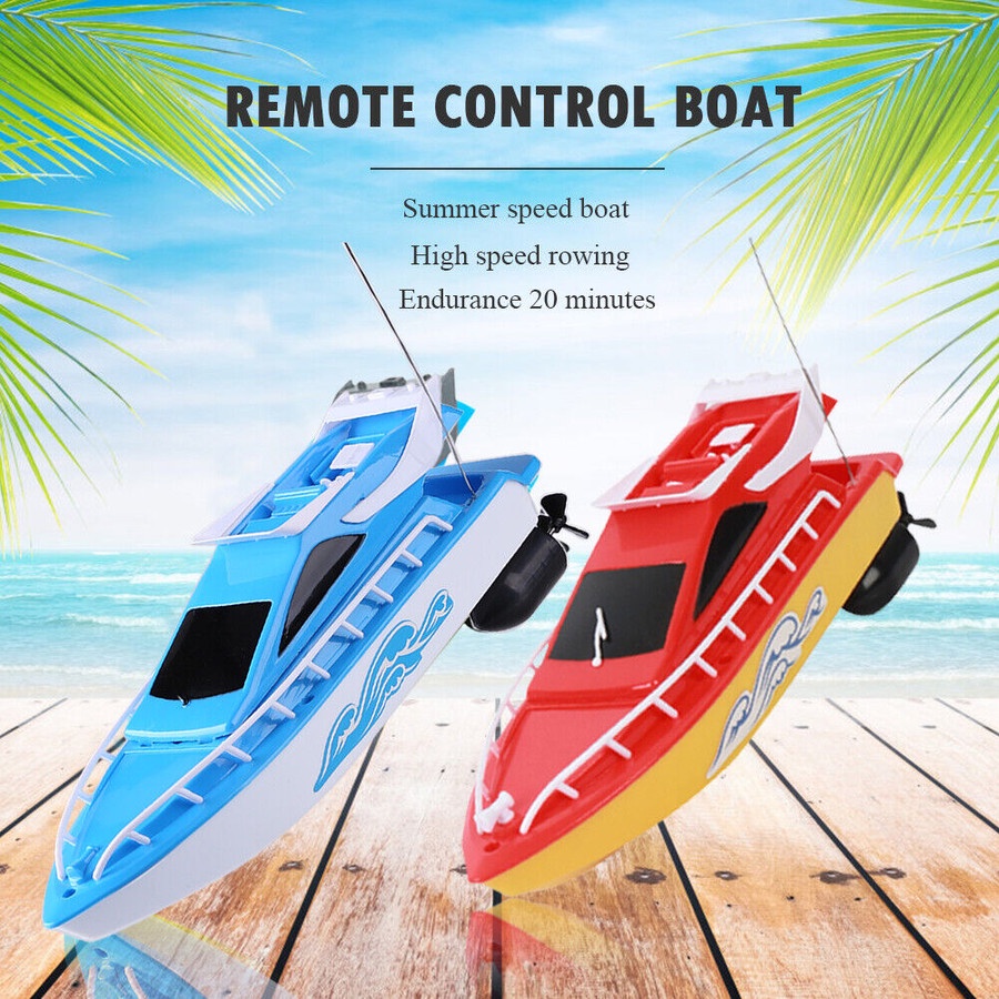 Mainan Anak Remote Control Perahu Kapal Speed Boat RC Speadboat