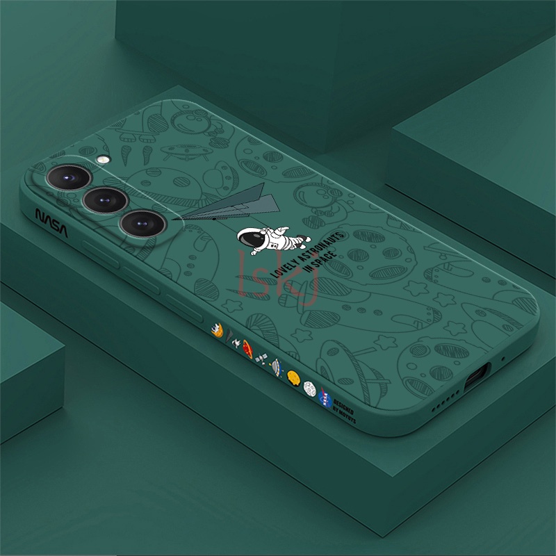 Case Samsung Galaxy S23 / S23 Plus / S23 Ultra Silikon Motif Nasa Custome Printing Soft Casing Handp
