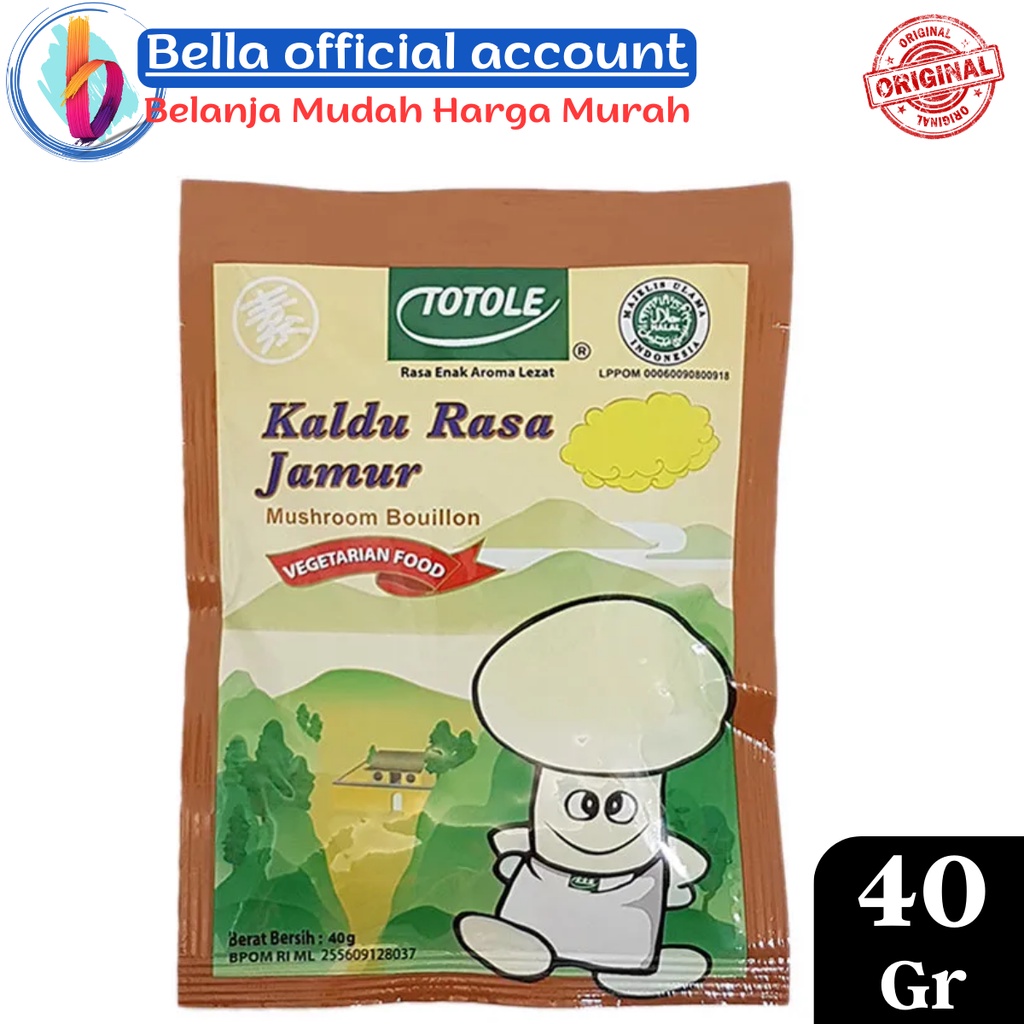 

Totole Kaldu Rasa Jamur Penyedap Rasa 40 gr