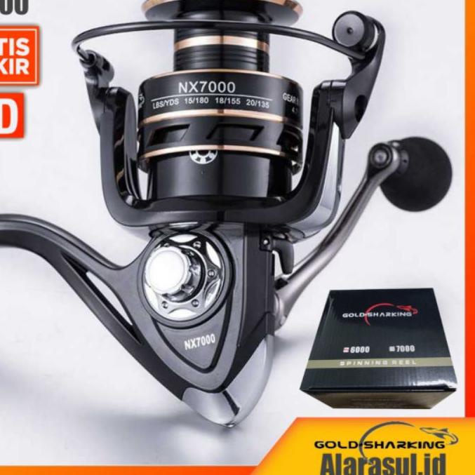 ۞ Reel Pancing NX6000 Series Metal Reel Pancing Fishing Reel 4.7:1 Gear Ratio ✿