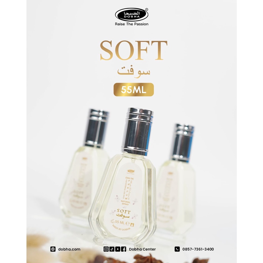 Parfum Dobha Spray Aroma SOFT 55ML Original