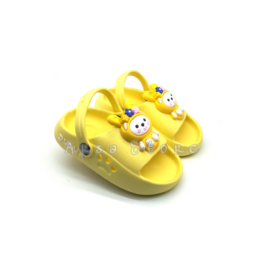 Sandal Anak Perempuan Umur 1 2 3 4 Tahun Karakter Hello Kitty / Sendal Slop Baim Lucu Terbaru Anak Cewek Tali Belakang