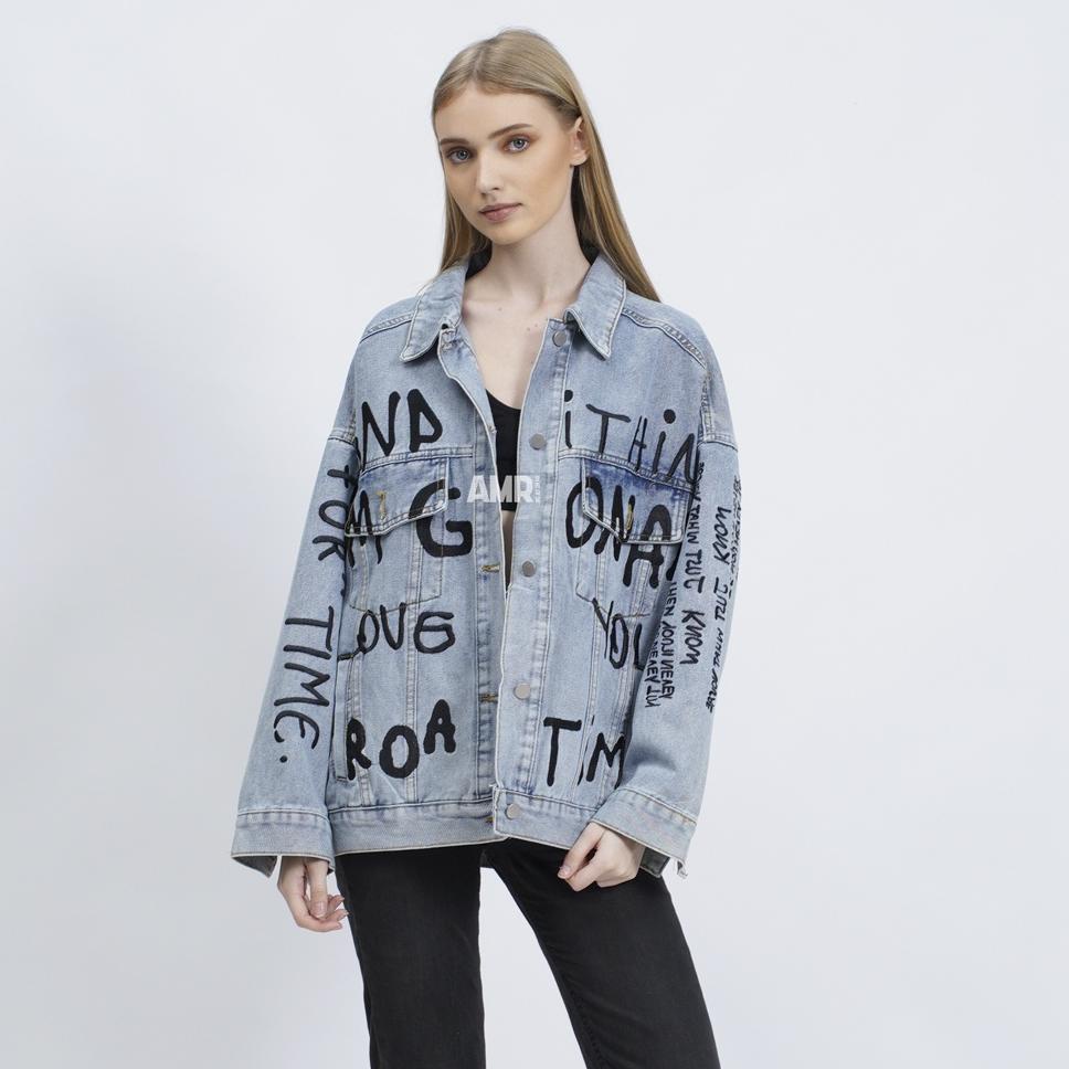 MENARIK AMR ORIGINAL - MG LOVE 517 / 519 - JACKET JEANS OVERSIZE TOXIC