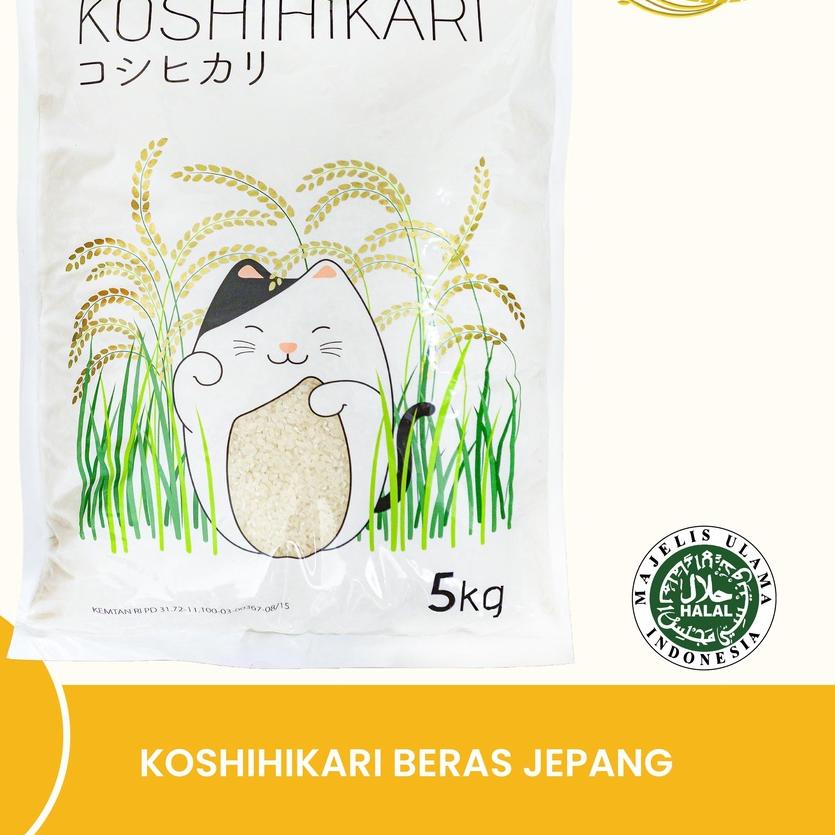 

▼ Koshihikari Beras Jepang 5KG ☃