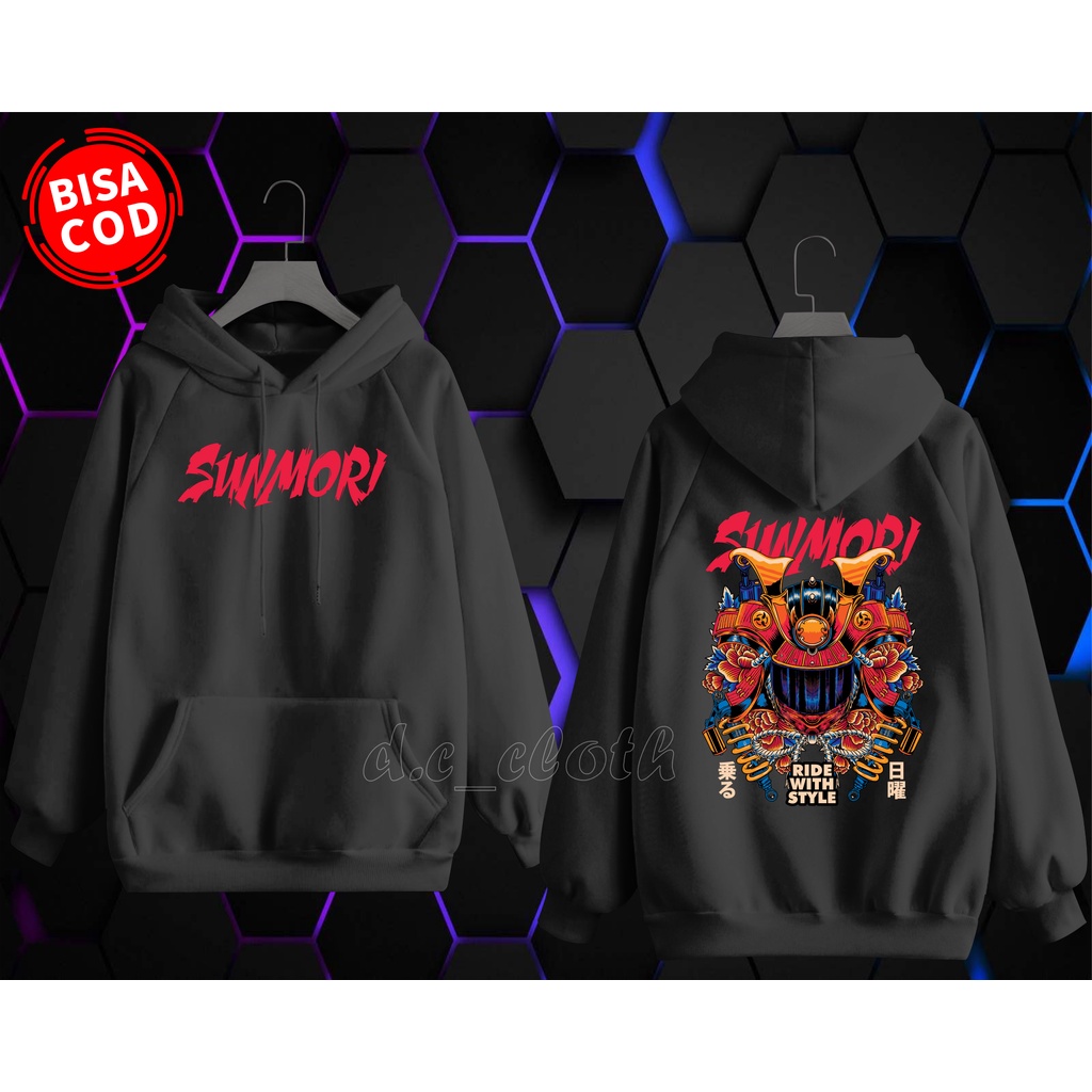 HOODIE BIG SIZE SUNMORI BUSHIDO READY M L XL XXL XXXL XXXXL XXXXXL JUMBO 2XL 3XL 4XL 5XL JAKET SUNMO