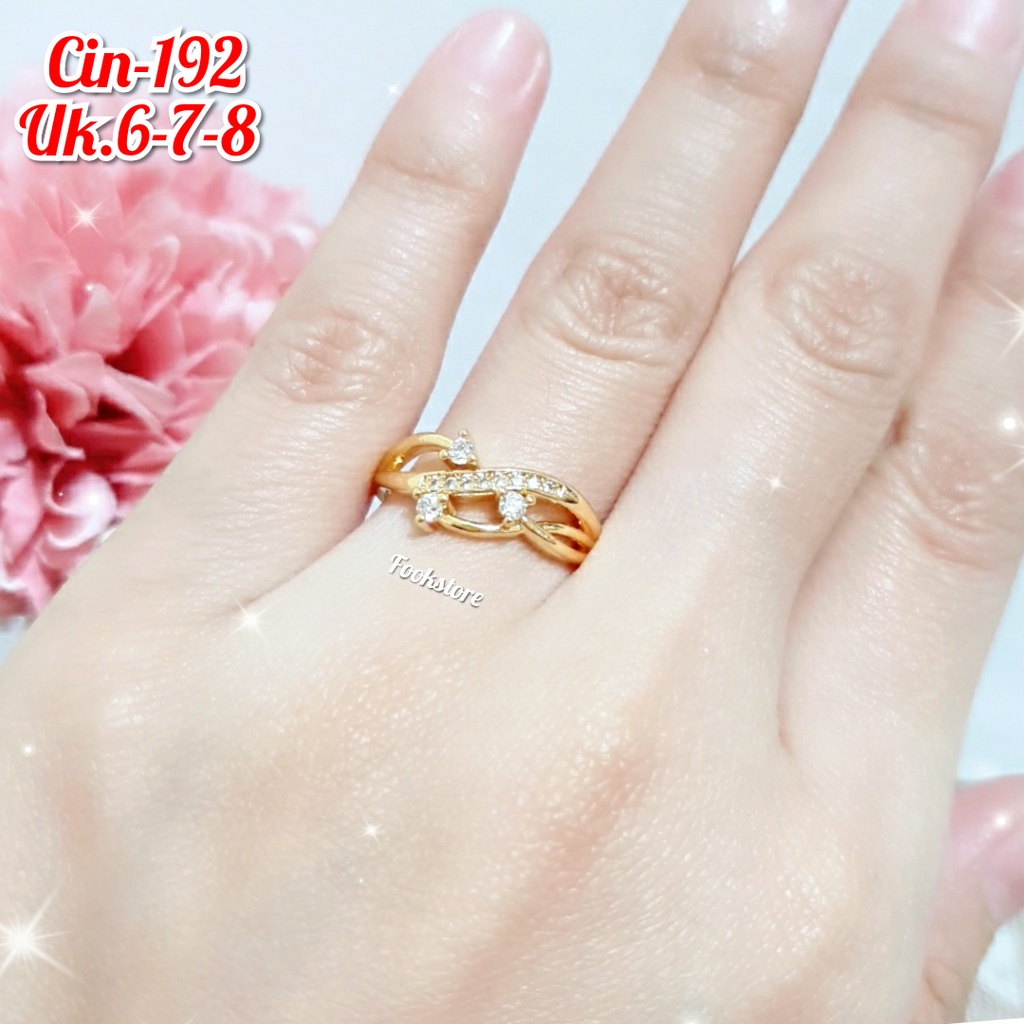 CINCIN DEWASA MODEL TERBARU PERHIASAN XUPING/CIN192